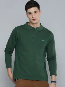 R.Code by The Roadster Life Co. Men Henley Neck Sweatshirt