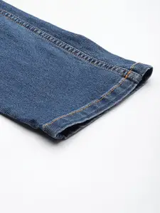 WROGN Men Mid-Rise Regular Fit Light Fade Stretchable Jeans