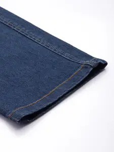 WROGN Men Heavy Fade Stretchable Mid-Rise Cargo Jeans