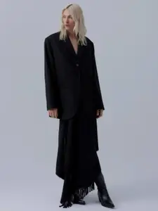 MANGO Women Fringed Edge Scarf