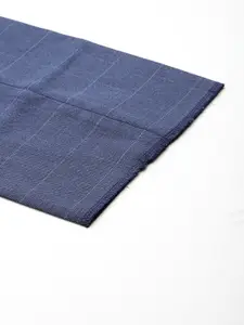 Blackberrys Men Checked Slim Fit Formal Trousers