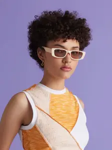 Ted Smith Women Square Sunglasses With UV Protected Lens TSW-CHOCOEYE_CRM