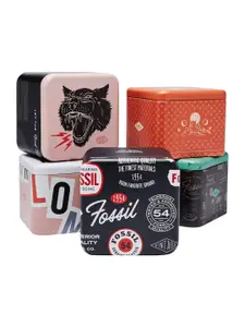 Fossil Men Leather Straps Analogue Watch FS6024