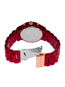 Michael Kors Runway Women Stainless Steel Bracelet Style Straps Analogue Watch MK7436