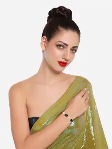 Zaveri Pearls Women Gold-Plated Wraparound Bracelet