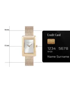 Calvin Klein Women Stainless Steel Bracelet Style Straps Analogue Watch- 25200396