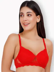 SELFCARE Pack Of 2 Medium Coverage Lightly Padded Plunge Bra All Day Comfort