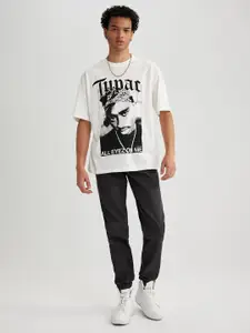 DeFacto Typography Printed T-shirt