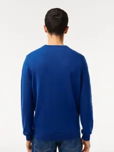 Lacoste Round Neck Cotton Pullover Sweater