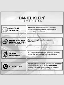 Daniel Klein Women Embellished Dial & Bracelet Style Straps Analogue Watch DK.1.13469-2