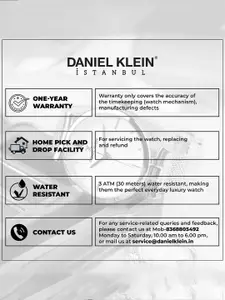 Daniel Klein Women Water Resistance Stainless Steel Analogue Watch DK.1.13467-3