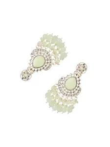 Priyaasi Gold-Plated Contemporary Drop Earrings