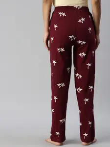 Kryptic Women Printed Pure Cotton Lounge Pants