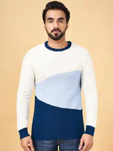 YU by Pantaloons Colourblocked Acrylic Pullover