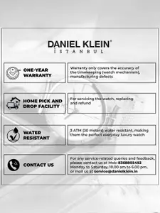 Daniel Klein Arcadia Men Leather Straps Analogue Watch DK.1.13562-3