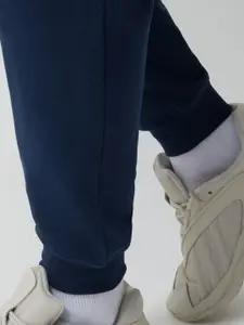 XYXX Men Slim Fit Solid Midnight Blue Joggers