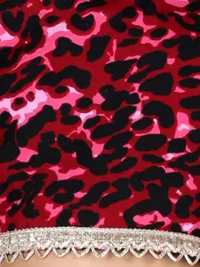 Cutiekins Girls Abstract Printed Ready To Wear Lehenga & Choli