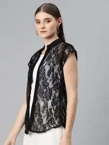 Cottinfab Front Open Net Shrug