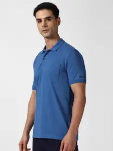 Van Heusen Solid Short Sleeved Polo Collar T-shirt