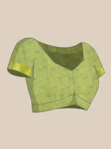 Silk Land Floral Muga Digital Print Saree