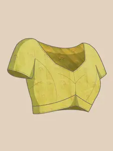 Silk Land Floral Muga Digital Print Saree