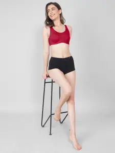 Jockey Super Combed Cotton Stretch Slip On Bra With StayFresh Treatment-1550