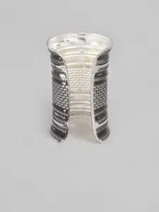 Sangria Women Silver-Plated Cuff Bracelet