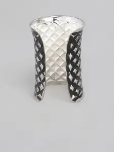 Sangria Women Silver-Plated Cuff Bracelet