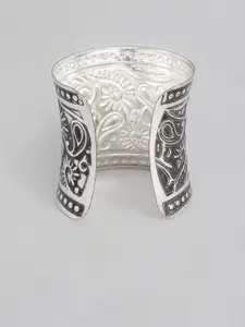 Sangria Women Silver-Plated Cuff Bracelet
