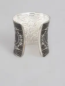 Sangria Women Silver-Plated Cuff Bracelet