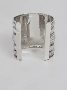 Sangria Women Silver-Plated Cuff Bracelet