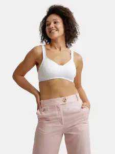 Jockey Plus Size Wirefree Non Padded Super Combed Cotton Full Coverage Bra-ES24