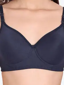 Designer Bugs Full Coverage Seamless Lightly Padded Cotton T-shirt Bra All Day Comfort