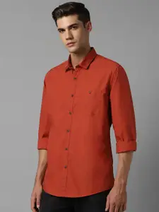 Louis Philippe Jeans Slim Fit Opaque Pure Cotton Casual Shirt