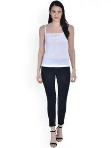 Aimly Pack Of 2 Lace Detailed Cotton Camisoles