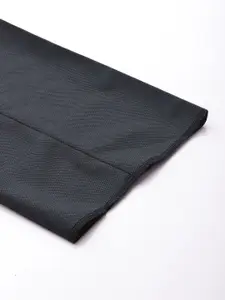 Louis Philippe Men Textured Slim Fit Trousers