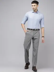 Park Avenue Slim Fit Self Design Opaque Formal Shirt