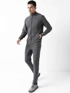 Wildcraft Self-Design Mock Collar Cotton Tracksuits