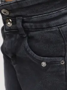 V-Mart Girls Low Distress Light Fade Cotton Stretchable Jeans