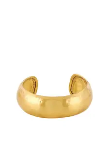 TEEJH Women Gold-Toned Gold-Plated Cuff Bracelet