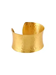 TEEJH Gold-Plated Cuff Bracelet