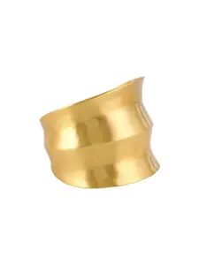 TEEJH Gold-Plated Cuff Bracelet