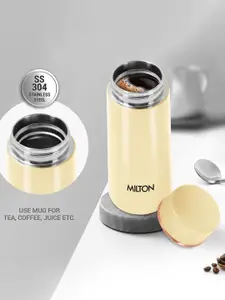 Milton Cream-Coloured Starlit 270 Thermosteel Insulated Water Bottle 270 ml