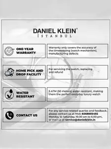 Daniel Klein Women Embellished Dial & Metal Straps Analogue Watch DK.1.13511-5