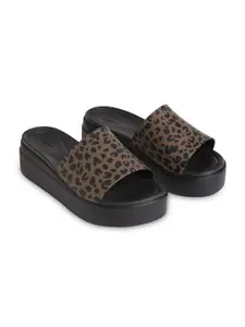 Crocs Women Animal Printed Croslite Sliders