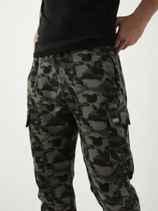 Wildcraft Men Camouflage Printed Cotton Track Pants