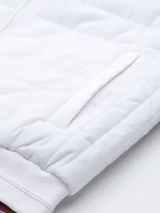 Van Heusen Mock Collar Sleeveless Slim Fit Reversible Bomber Jacket