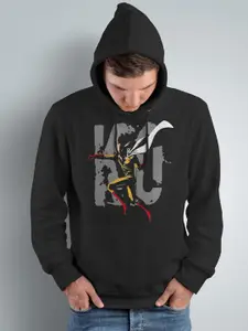 Crazymonk Saitama One Punch Man Anime Printed Hooded Sweatshirt