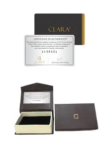 Clara 925 Sterling Silver Rhodium-plated CZ-studded Pendant with Chain