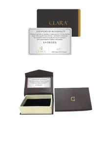 Clara 925 Sterling Silver Rhodium-plated CZ-studded Pendant with Chain